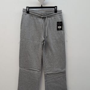 Blue Ice Straight Leg Loose Fit Women's Sweatpants Large Heather Grey
